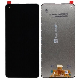 Ekranas Samsung A217F A21swith lietimui jautriu stikliuku (NO FRAME) original (service pack)