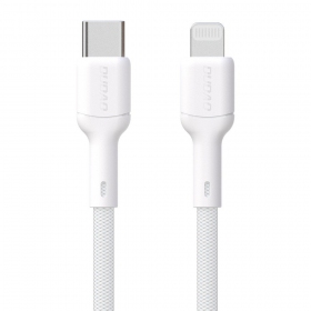Lightning cable Dudao L9X USB-C to Lightning 2 m 30 W white