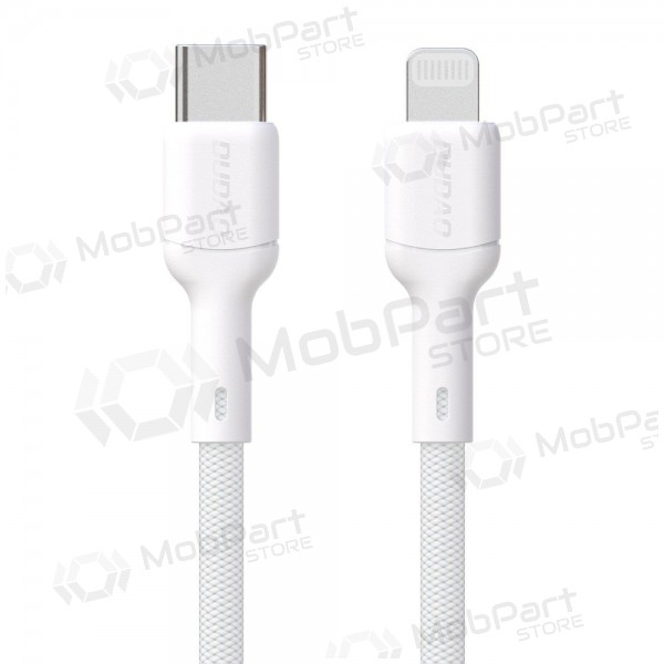 Lightning cable Dudao L9X USB-C to Lightning 2 m 30 W white