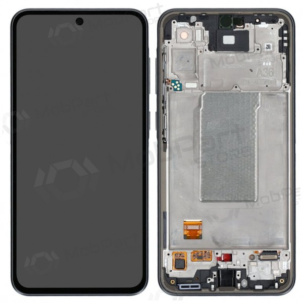 Samsung Galaxy A36 screen (black) (with frame) (OLED)