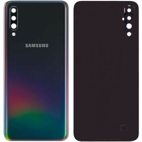 Samsung A505 Galaxy A50 2019 back / rear cover (black) (used grade C, original)