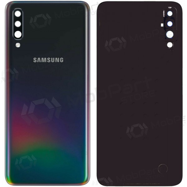 Samsung A505 Galaxy A50 2019 back / rear cover (black) (used grade C, original) Samsung A505 Galaxy A50 2019 back / rear cover (black) (used grade C, original)