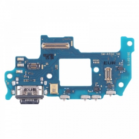 Samsung A556 Galaxy A55 5G charging dock port and microphone flex (service pack) (original)