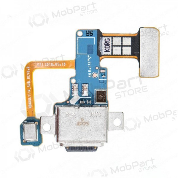 Samsung N960F Note 9 charging dock port and microphone flex (service pack) (original) Samsung N960F Note 9 charging dock port and microphone flex (service pack) (original)