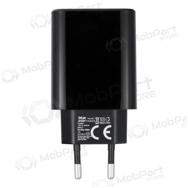 Phone charger Blue Star 35 W USB-C black