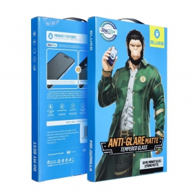 LCD apsauginis stikliukas 5D Mr. Monkey Glass (Strong Matte) Apple iPhone 12 Pro Max black