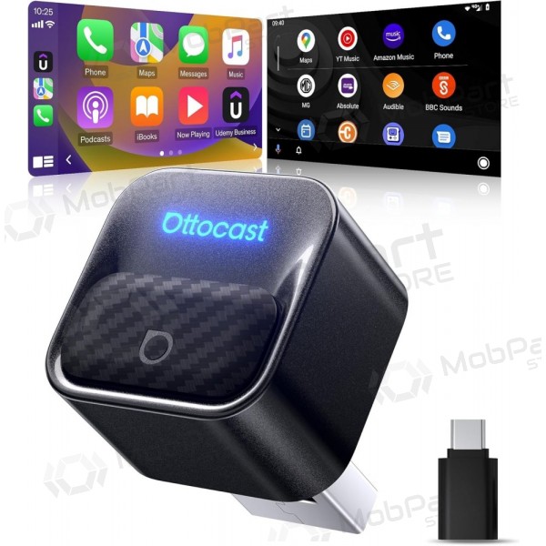 CarPlay adapter Ottocast Mini Core wireless Android Auto black