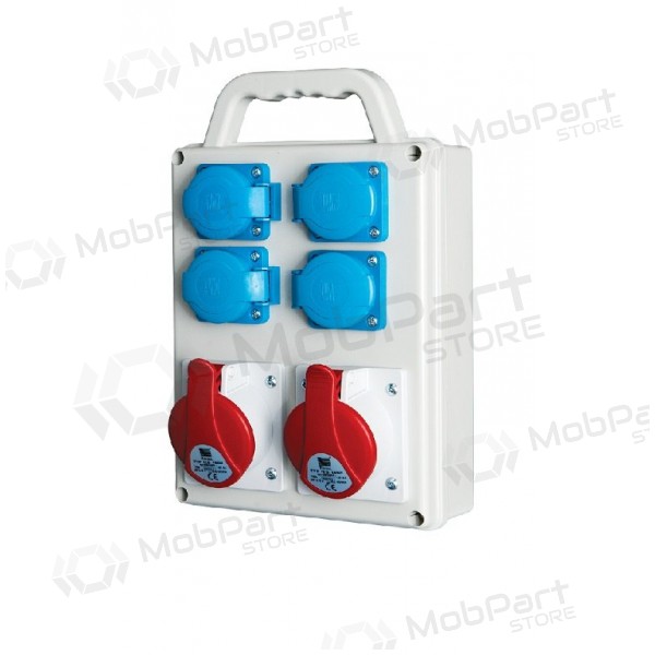 PawBol B.SLIM-6-S plastic panel 6 mod ( 4x16A/250V 2x16A/5P)