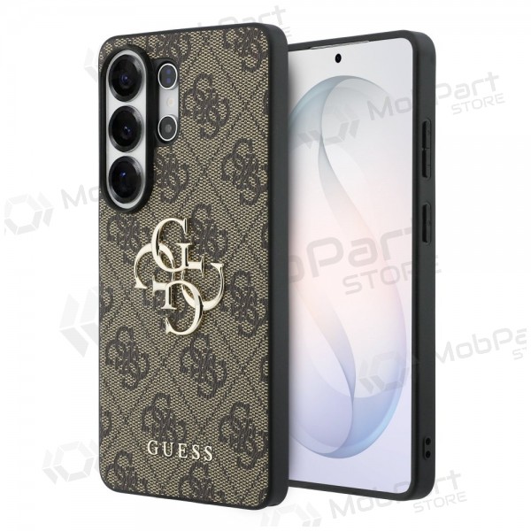 Samsung Galaxy S26 Ultra case -Guess PU 4G Metal Logo- (brown)