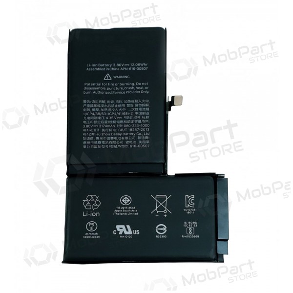 Apple iPhone XS Max battery / accumulator (3174mAh) (used grade A, original)