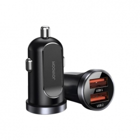 Charger automobilinis Joyroom C-A09 2xUSB (SCP, PD, AFC) 3.0 30W (black)