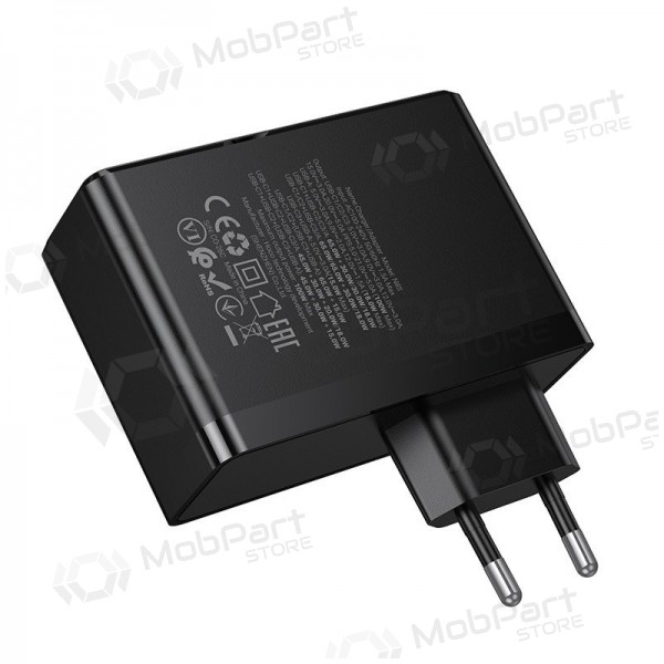 Phone charger Hoco N85 100 W 3x USB-C + USB-A black