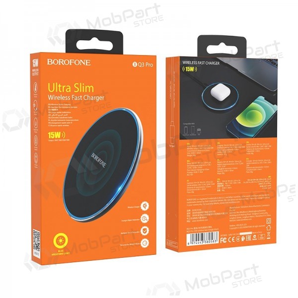 Wireless charger Borofone BQ3 Pro 15 W black