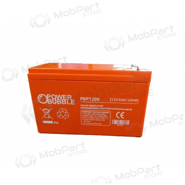 Battery Power Bubble Premium PBP1209 (9Ah, 12V)