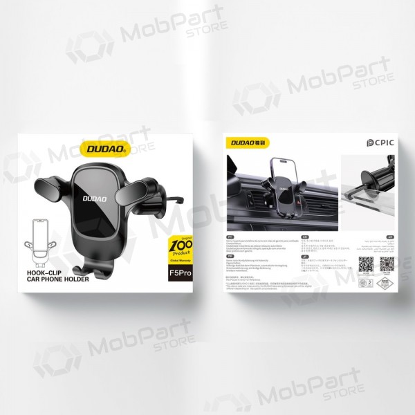 Dudao F5PRO car phone holder for air vent
