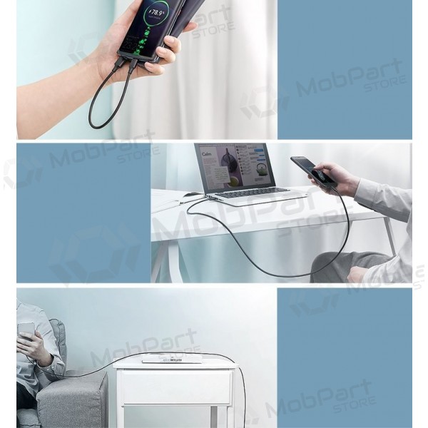 USB cable Ugreen US287 USB to USB-C 3A 1.0m black