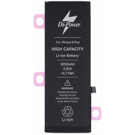 Apple iPhone 8 Plus battery, Di-Power 3850 mAh (increased capacity)