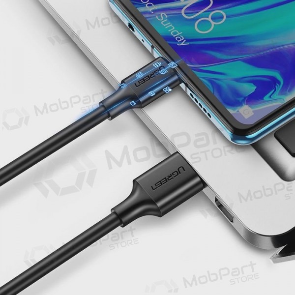 USB-C cable Ugreen US184 USB-A to USB-C 1 m USB 3.2 Gen1 3 A black
