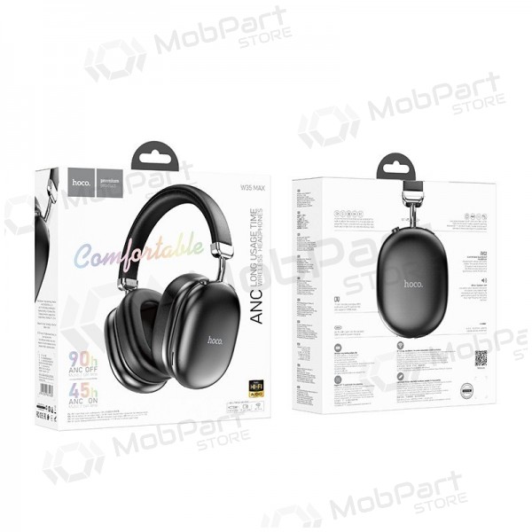Wireless headphones Hoco W35 Max ANC juodos