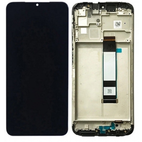Xiaomi Redmi 9T / Redmi Note 9 4G 2021 / Poco M3 screen (black) (with frame) - Premium