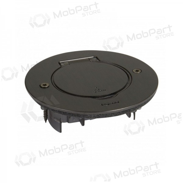 Floor box 2mod. Mosaic Legrand 089751 (brushed brown steel)