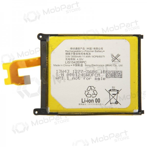 Sony Xperia Z2 D6502 / Xperia Z2 D6503 / Xperia Z2 D6543 (LIS1543ERPC) battery / accumulator (3200mAh) Sony Xperia Z2 D6502 / Xperia Z2 D6503 / Xperia Z2 D6543 (LIS1543ERPC) battery / accumulator (3200mAh)