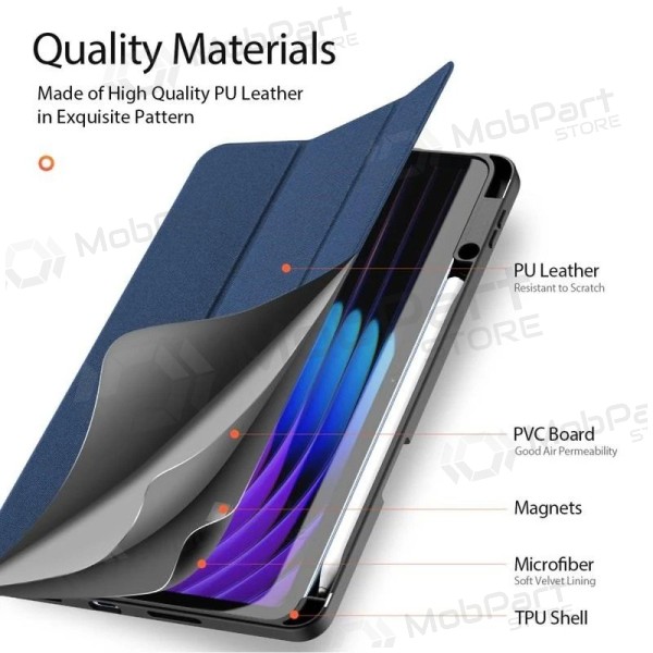 Xiaomi Pad 7, Pad 7 Pro, 8 case - Dux Ducis Domo (dark blue)