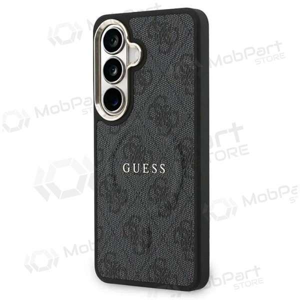 Samsung Galaxy S26 case - Guess PU Leather 4G Gold Frame Magnetic (black)