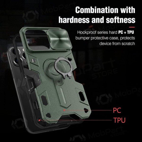 Apple iPhone 14 Pro case „Nillkin Armor Pro“ (green) Apple iPhone 14 Pro case „Nillkin Armor Pro“ (green)