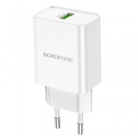 Charger Borofone BN5 QC 3.0 18W (white)