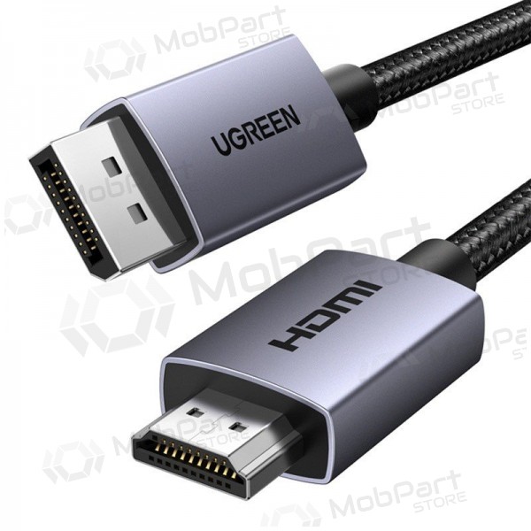HDMI cable Ugreen DP125 DisplayPort to HDMI 2 m 4K 30 Hz black