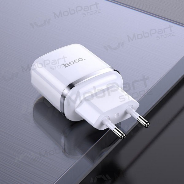 Hoco N4 Dual USB Charger 2.4A - White