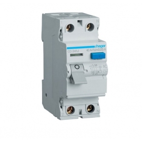 Current drain relay Hager CD241J (AC, 40A, 2P, 30mA, 230V)