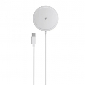 MagSafe wireless charger Blue Star Charing Pad 15 W with USB-C cable white