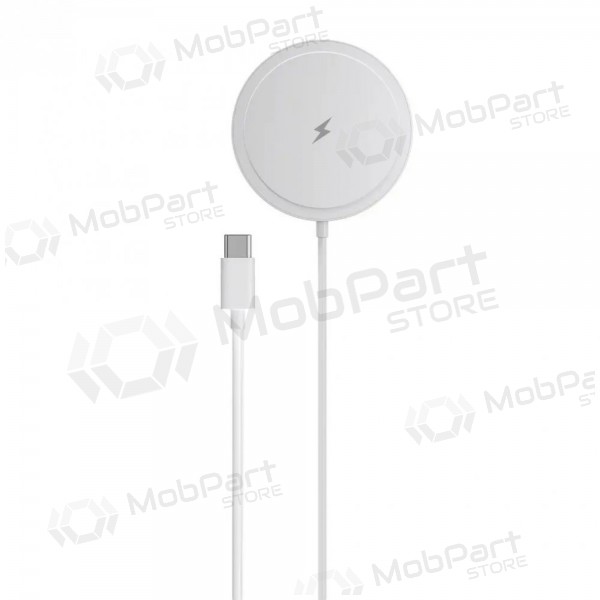 MagSafe wireless charger Blue Star Charing Pad 15 W with USB-C cable white