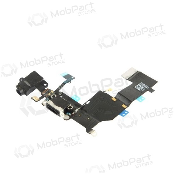 Apple iPhone 5C charging dock port and microphone flex (black) Apple iPhone 5C charging dock port and microphone flex (black)