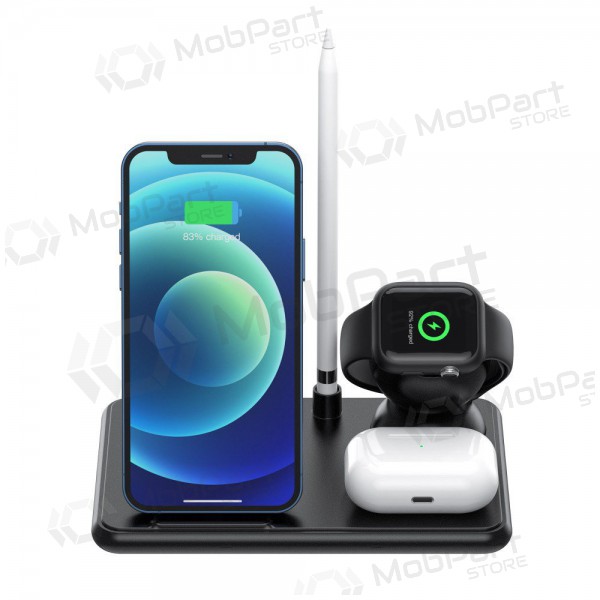 Charger wireless XO W58 4in1 (15W) (black)
