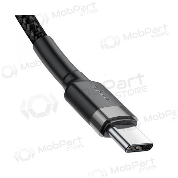 Cable Baseus Cafule PD Type-C - Type-C 3.0A 60W (grey-black) 1.0m CATKLF-GG1