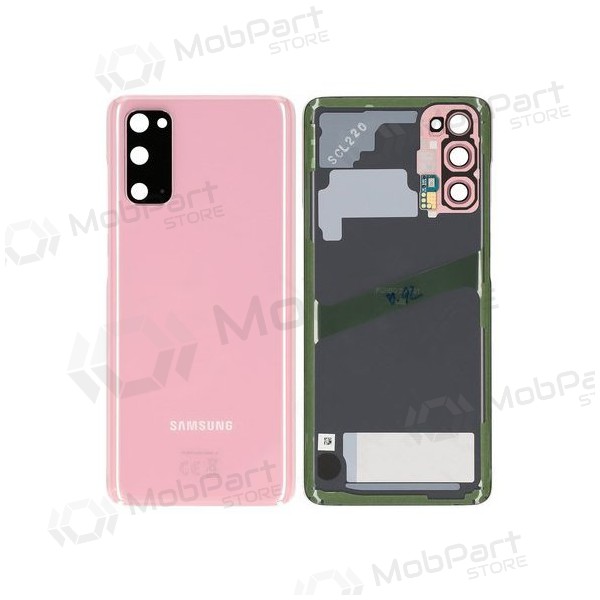 Samsung G981F / G980 Galaxy S20 back / rear cover pink (Cloud Pink) (used grade A, original)