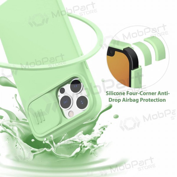 Apple iPhone 14 case „Nillkin Silicone“ (light green) Apple iPhone 14 case „Nillkin Silicone“ (light green)