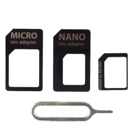 NanoSIM and MicroSIM adapter