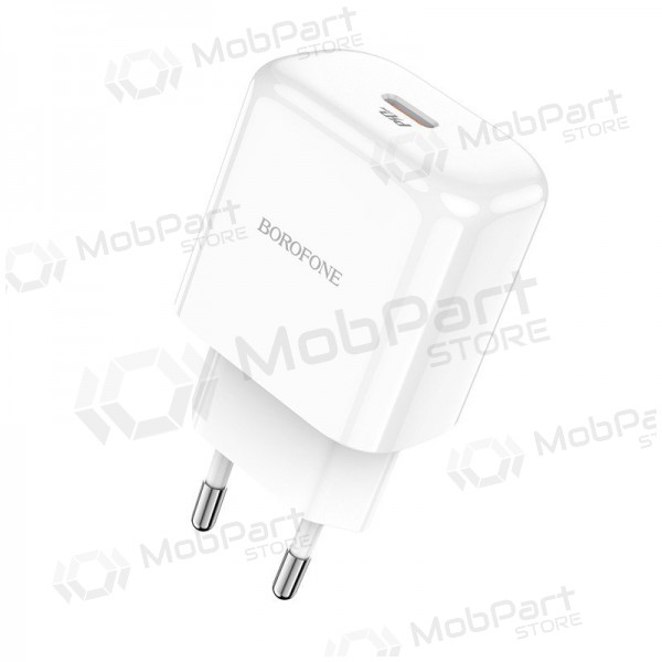 Charger Borofone BN3 Type-C QC 3.0, PD 2.0 20W (white)