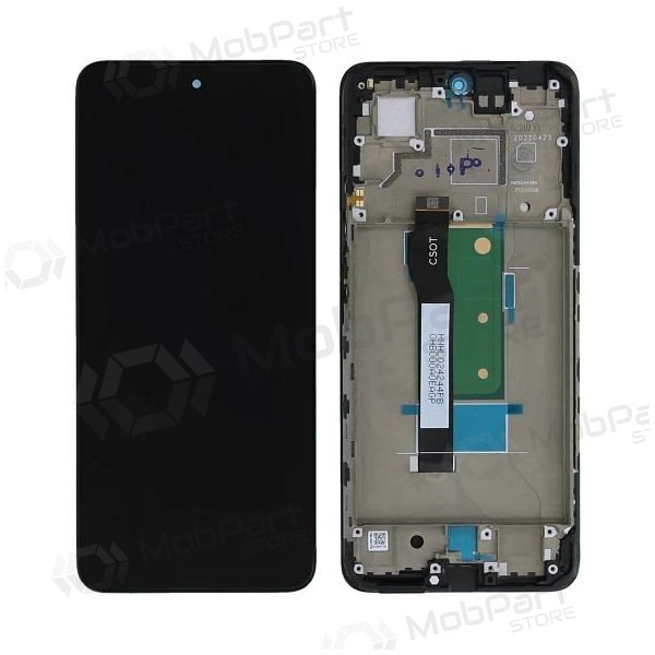 Xiaomi Poco X4 GT 5G / Redmi Note 11T Pro 5G / Note 11T Pro+ 5G screen (black) (with frame) (service pack) (original)