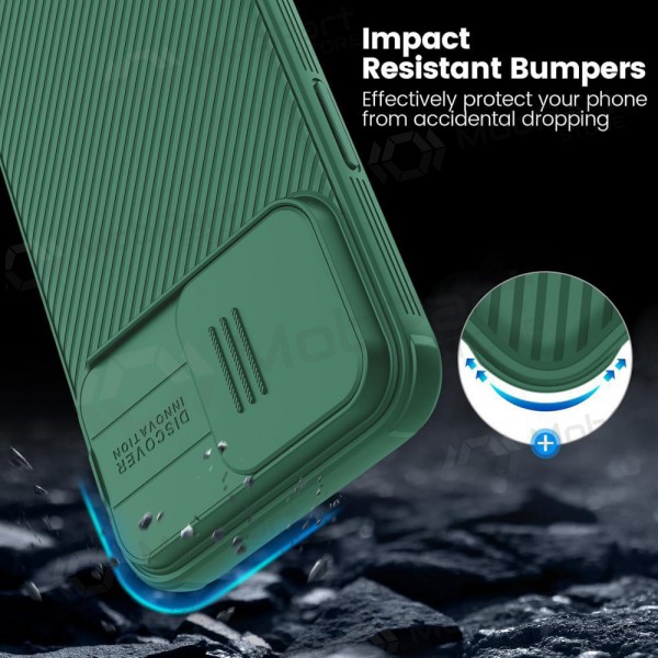 Apple iPhone 15 Pro Max case „Nillkin CamShield Pro“ (green) Apple iPhone 15 Pro Max case „Nillkin CamShield Pro“ (green)