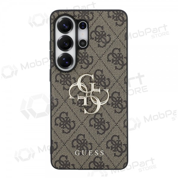 Samsung Galaxy S26 Ultra case -Guess PU 4G Metal Logo- (brown)