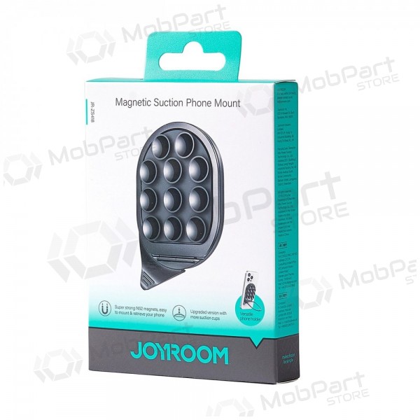 Magnetinis telefono laikiklis su siurbtukais Joyroom JR-ZS418 black