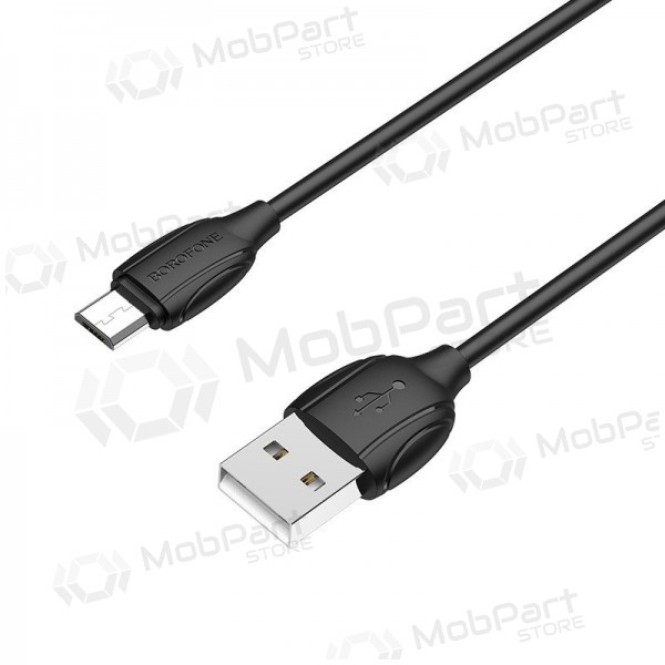 Micro USB cable Borofone BX19 USB-A to Micro USB 1 m black