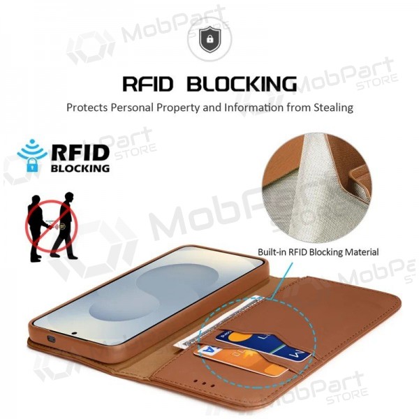 Samsung Galaxy S25 Edge case - Dux Ducis Hivo (brown)