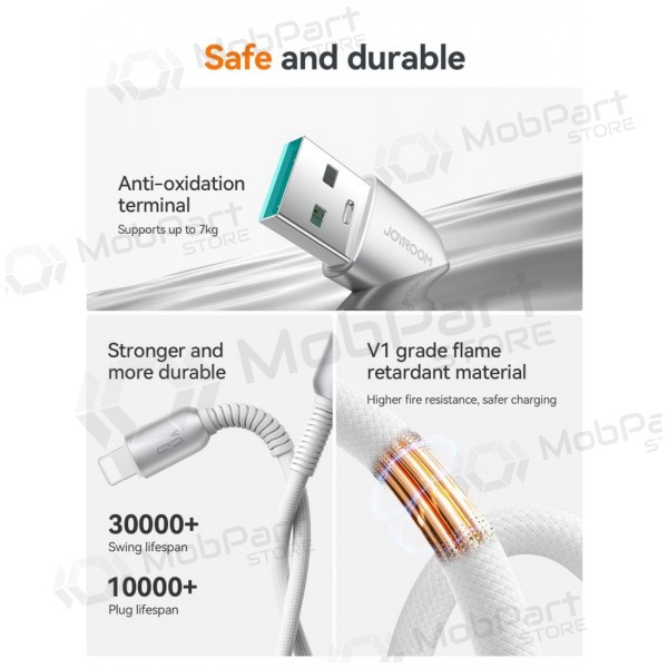 USB cable Joyroom S-A51 USB-A to Lightning 3A 1.2m grey