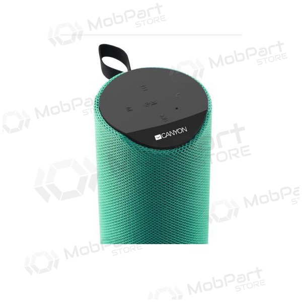 Bluetooth portable top speaker CANYON CNS-CBTSP5 (MicroSD,AUX,BT V5.0,1200mAh) (green)